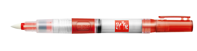 Image of Penselpenna Caran d´Ache Brush with water tank Fiberspets 115203 7630002328937