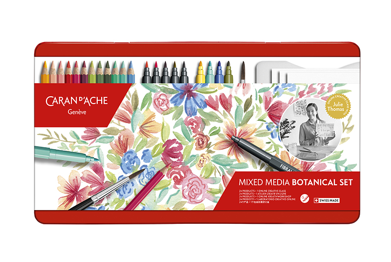 Image of Mixed media set Caran d´Ache Botanical 3000123 7630002353656