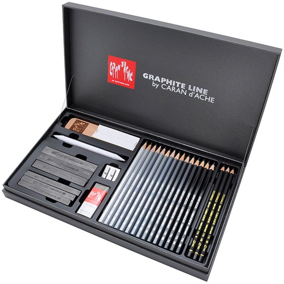 Image of Blyertspennset Caran d´Ache Box Graphite Line Assorted 3000415 7630002308601