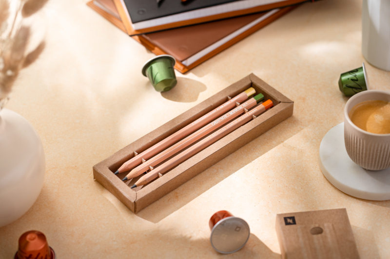 Image of Pennset Caran d´Ache Set 3 graphite pencils FSC Nespresso, Edition 2 341103 7630002350235