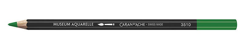 Image of Akvarellpenna Caran d´Ache MUSEUM  EMERALD GREEN 210 (3F) 3510210 7630002323628