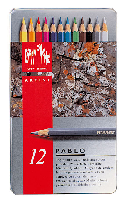 Image of Färgpenna Caran d´Ache Artist Pablo 12 sort      312 (5F) 666312 7610186093128