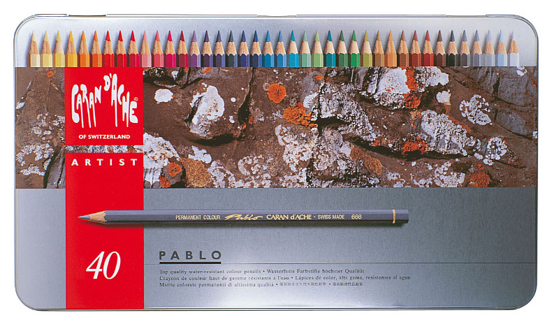 Image of Färgpenna Caran d´Ache Artist Pablo 40 sort    340 (3F) 666340 7610186093401