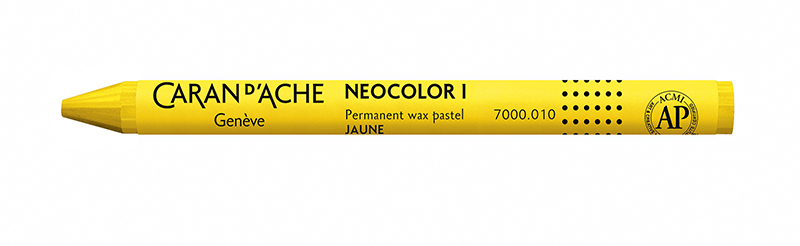 Image of Vaxkrita Caran d´Ache NeoColor I   010  Yellow (10F) 7000010 7610186270055