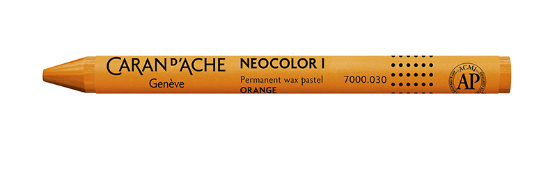 Image of Vaxkrita Caran d´Ache NeoColor I   030  Orange (10F) 7000030 7610186270062