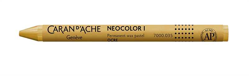 Image of Vaxkrita Caran d´Ache NeoColor I   035  Ochre (10F) 7000035 7610186270079