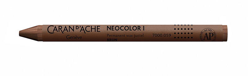 Image of Vaxkrita Caran d´Ache NeoColor I   059  Brown (10F) 7000059 7610186270109