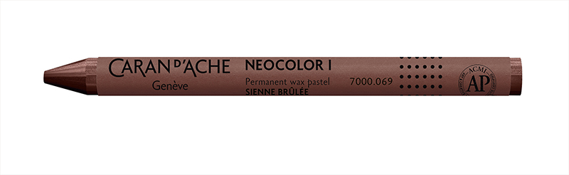 Image of Vaxkrita Caran d´Ache NeoColor I   069  Burnt sienna (10F) 7000069 7610186033957