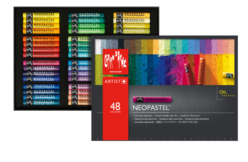 Image of Oljepastell Caran d´Ache NeoPastel 48 sort   348 (3F) 7400348 7610186263484