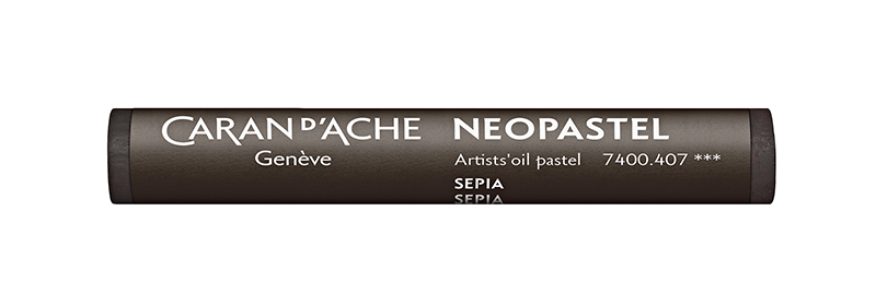 Image of Oljepastell Caran d´Ache NeoPastel    407  Sepia (3F) 7400407 7610186271458