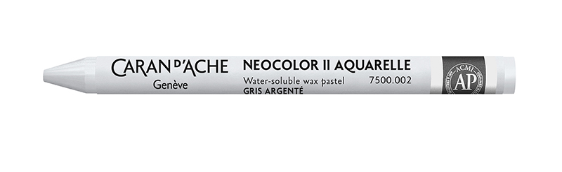 Image of Vaxkrita Caran d´Ache NeoColor II  002  Silver grey (10F) 7500002 7610186271557