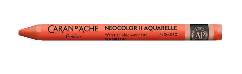 Image of Vaxkrita Caran d´Ache NeoColor II  060  Vermilion (10F) 7500060 7610186271816