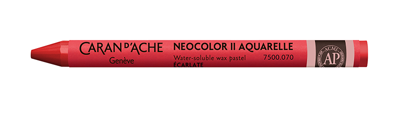 Image of Vaxkrita Caran d´Ache NeoColor II  070  Scarlet (10F) 7500070 7610186271861