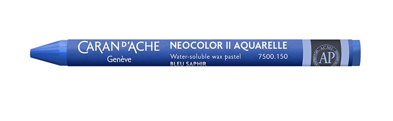 Image of Vaxkrita Caran d´Ache NeoColor II  150  Sapphire blue (10F) 7500150 7610186272028
