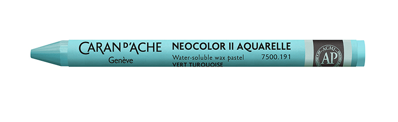 Image of Vaxkrita Caran d´Ache NeoColor II  191  Turquoise green (10F) 7500191 7610186272103