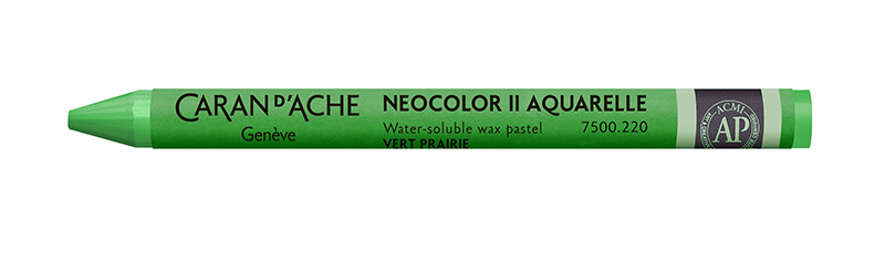Image of Vaxkrita Caran d´Ache NeoColor II  220  Grass green (10F) 7500220 7610186272158