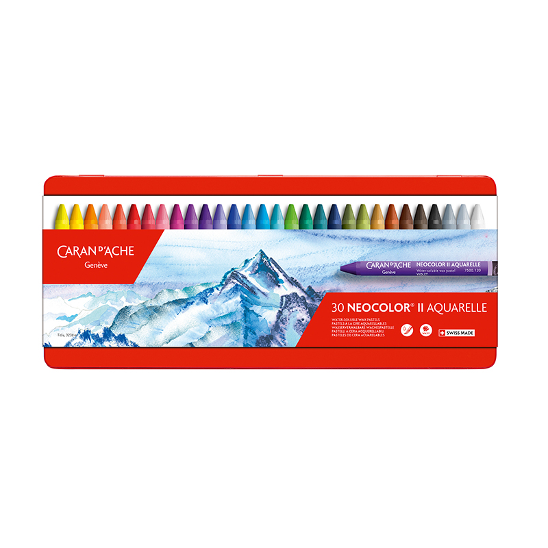Image of Vaxkrita Caran d´Ache NeoColor II 30 sort 330 (5F) 7500330 7610186243301