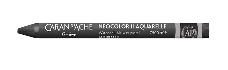 Image of Vaxkrita Caran d´Ache NeoColor II  409  Charcoal grey (10F) 7500409 7610186272332