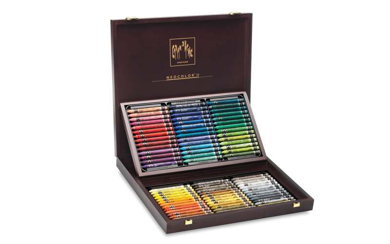 Image of Vaxkrita Caran d´Ache Artist´ Träskrin Neocolor II 84 kritor 484 7500484 7610186244841