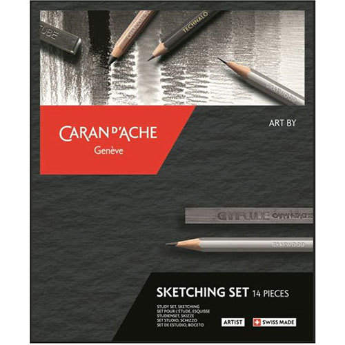 Image of Pennset Caran d´Ache Art by sketching 14 delar 776714 7630002335775