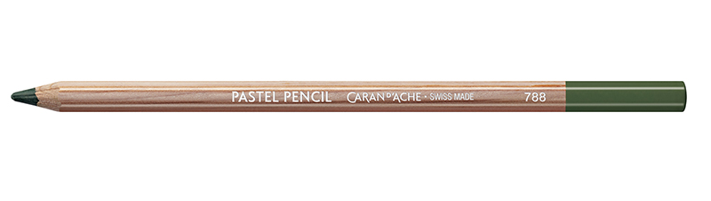 Image of Pastellpenna Caran d´ache DARK GREEN 229 (3F) 788229 7630002312202