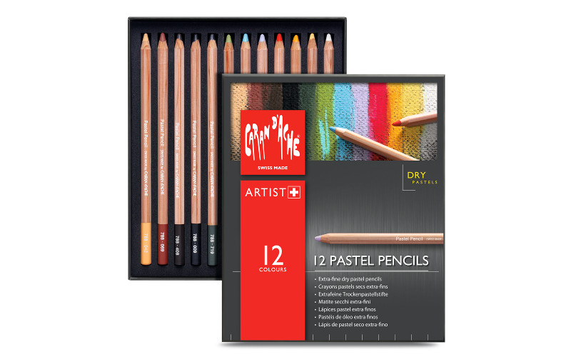 Image of Pastellpennset Caran d´ache 12 pennor 788312 7630002325011