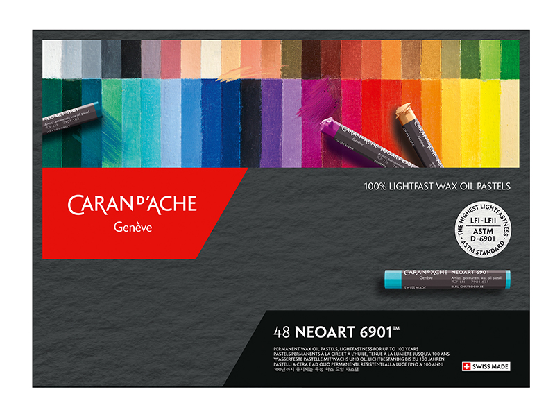 Image of Oljevaxkritset Caran d´Ache Neoart 6901, box  48 pastels 7901348 7630002355605