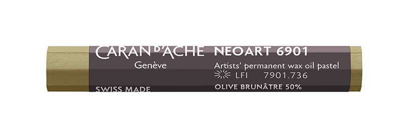 Image of Oljevaxkrita Caran d´Ache Neoart 6901 BROWN OLIVE 50% 7901736 7630002346047