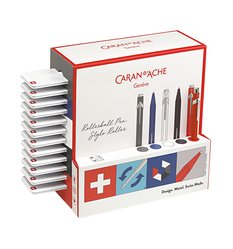 Image of Ställ Rollerballpenna Caran d´Ache 849 Standard, with slimpack, 12 pcs 846298 7630002346740