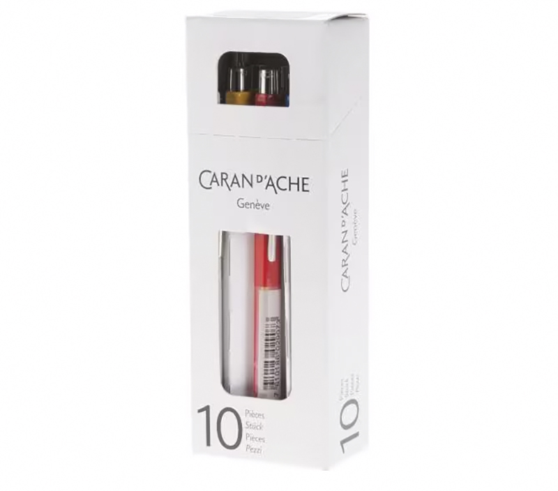 Image of Kulspetspenna Caran d´Ache Ballpoint pen 849, assortment 10 pcs 849299 7610186602993