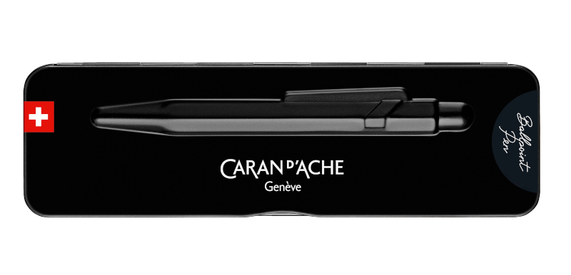 Image of Kulspetspenna Caran d´Ache Ballpoint pen 849 Black Code in slimpack 849496 7630002342612