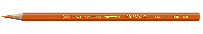Image of Akvarellpenna Caran d´Ache Prismalo          040  Reddish orange (12F) -HV- 999040 7610186843082
