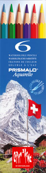 Image of Akvarellpennset Caran d´Ache Prismalo 6 sort pennor 306 999306 7610186013065