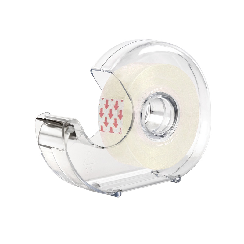 Image of Tejp Centrum Stationery clear tape 19mm x 33m with dispenser, thickness 40mic 80148 4030969801482