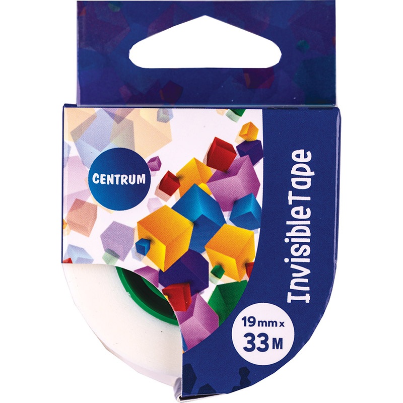 Image of Tejp Centrum Invisible tape (on the paper) 19mm x 33m, thickness 50mic in paper box 80254 4030969802540