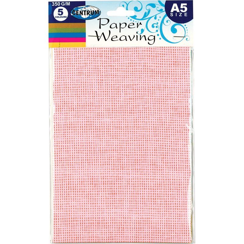 Image of Hobbypapper Centrum Paper weaving A5 5col.350g 80312 4030969803127