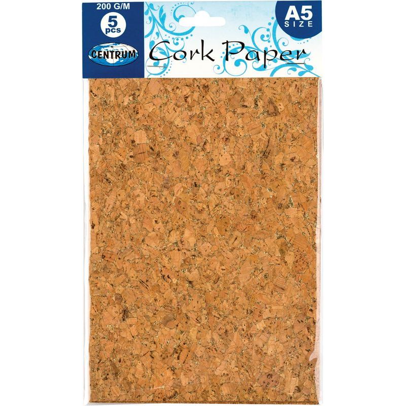 Image of Hobbypapper Centrum Paper cork A5 5patterns 200g 80313 4030969803134