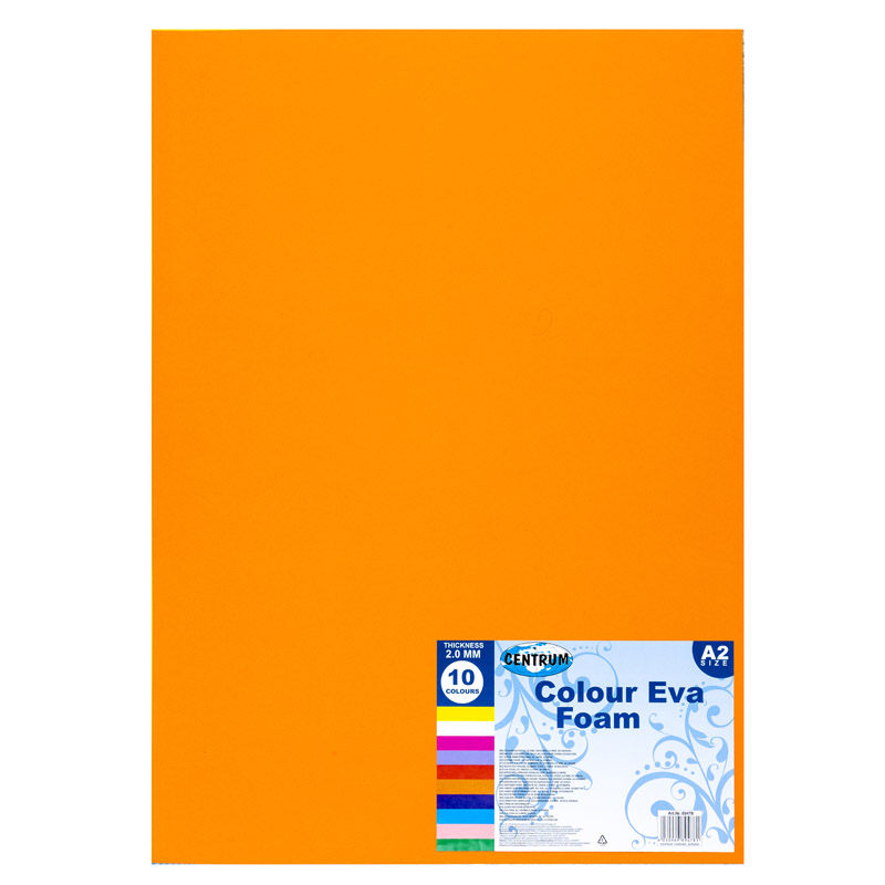 Image of Hobbypapper Centrum Colour Eva Foam A2 10col. (thickness 2.00mm) 89478 4030969894781
