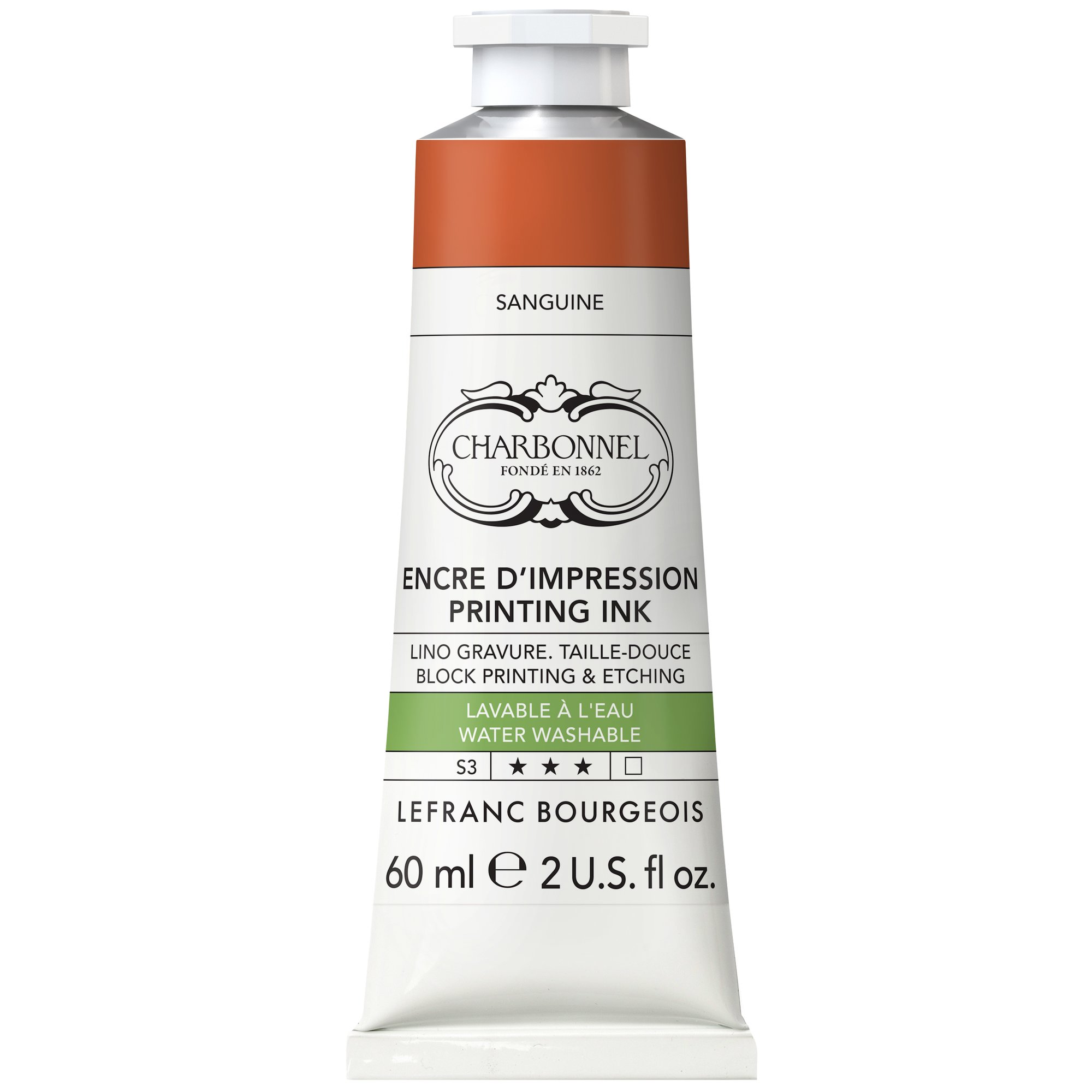 Image of Tryckfärg Charbonnel Aqua Wash 60ml Sanguine (3F) S3 332399 3013643015000