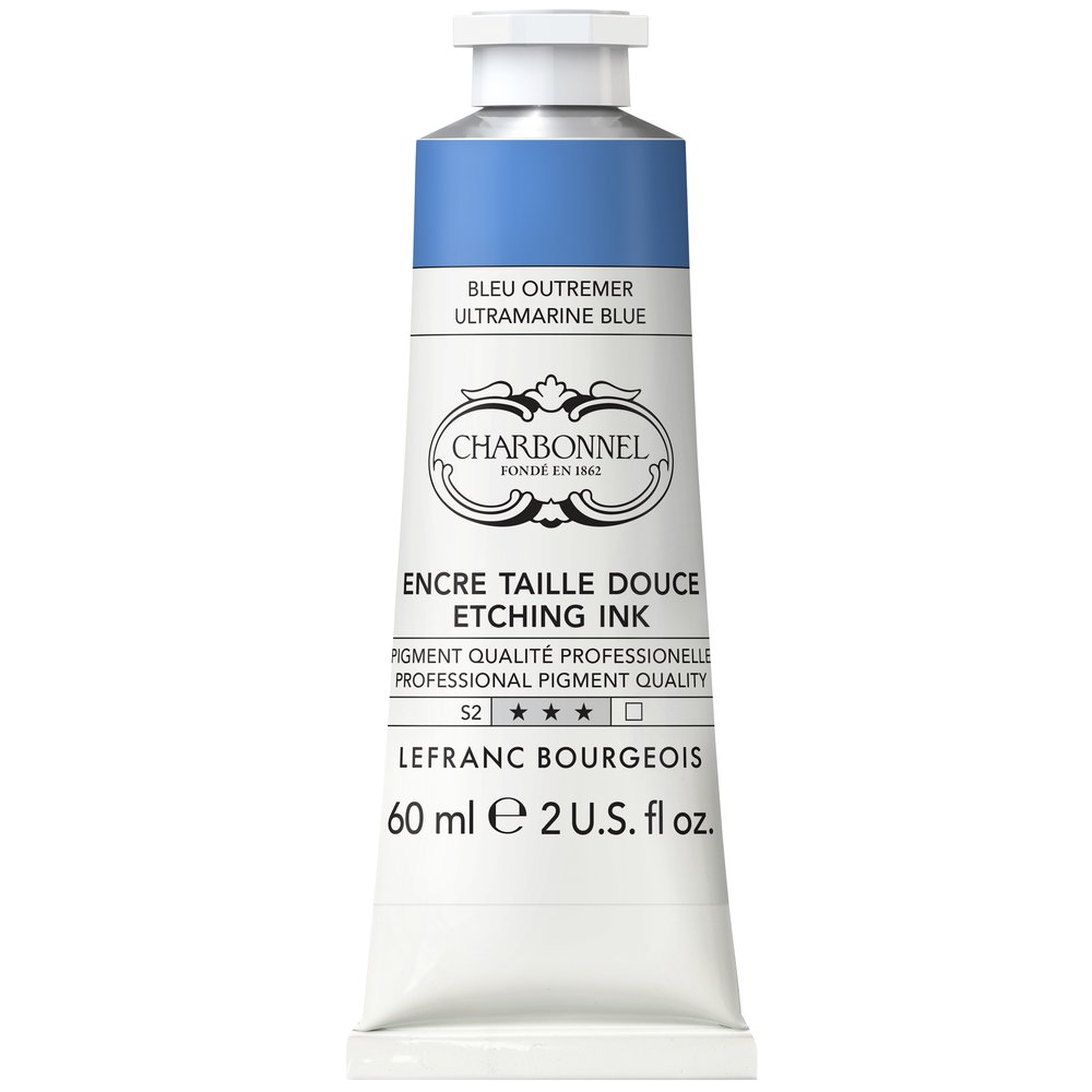 Image of Tryckfärg Charbonnel Ink. Etsning 60ml Ultramarine blue S2 331880 3013643015390
