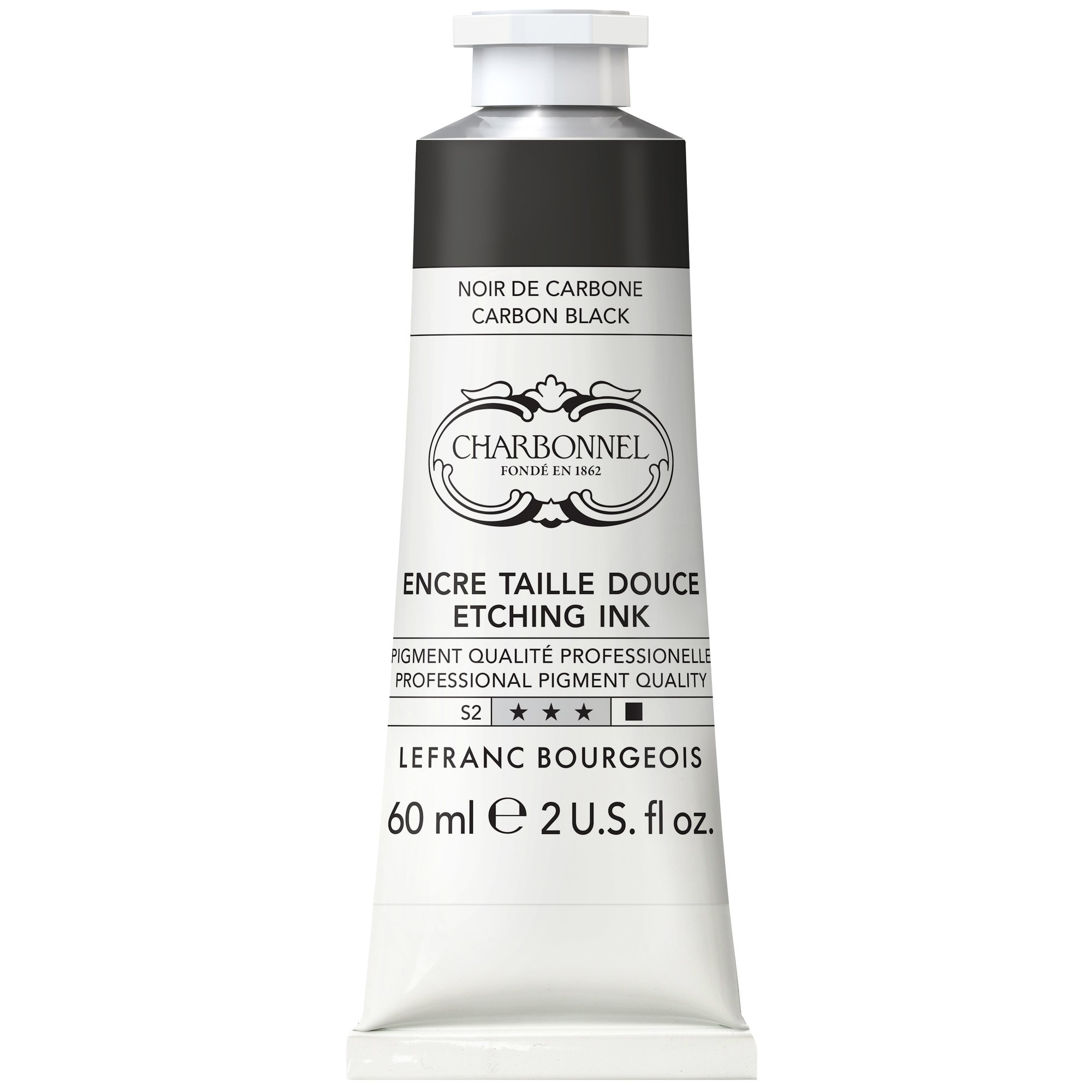 Image of Tryckfärg Charbonnel Ink. Etsning 60ml Carbone black S2 331907 3013643015666