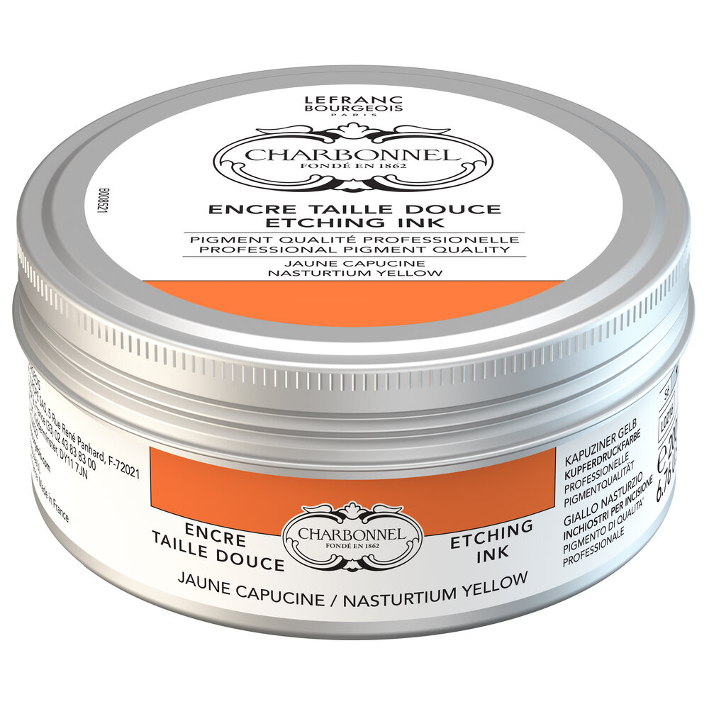 Image of Tryckfärg Charbonnel Ink. Etsning 200ml Nasturtium yellow S6 331468 3013643015789