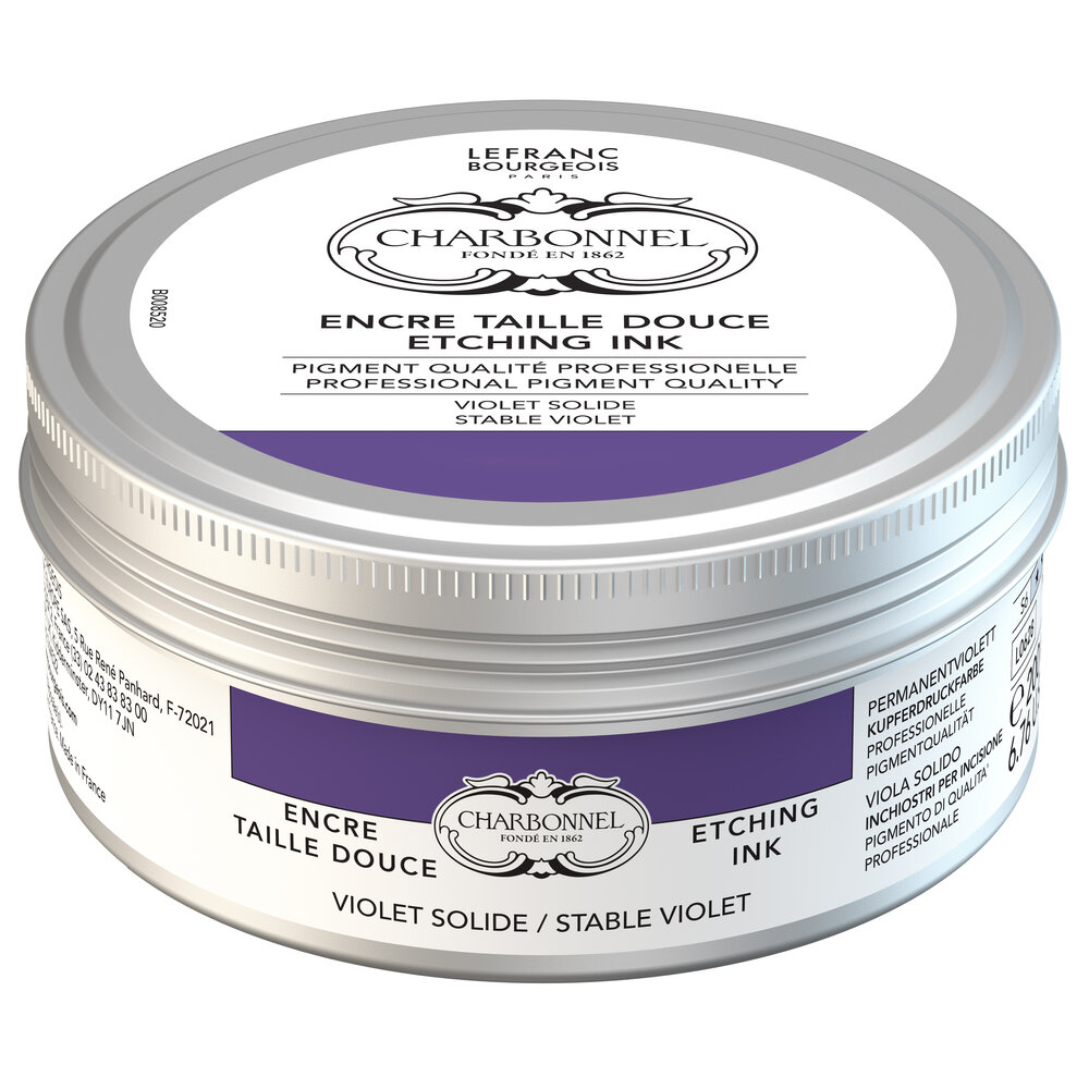 Image of Tryckfärg Charbonnel Ink. Etsning 200ml Permanent violet S6 331477 3013643015871