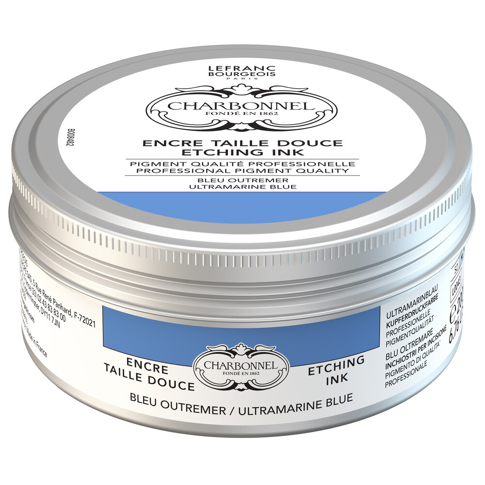 Image of Tryckfärg Charbonnel Ink. Etsning 200ml Ultramarine blue S2 331481 3013643015918