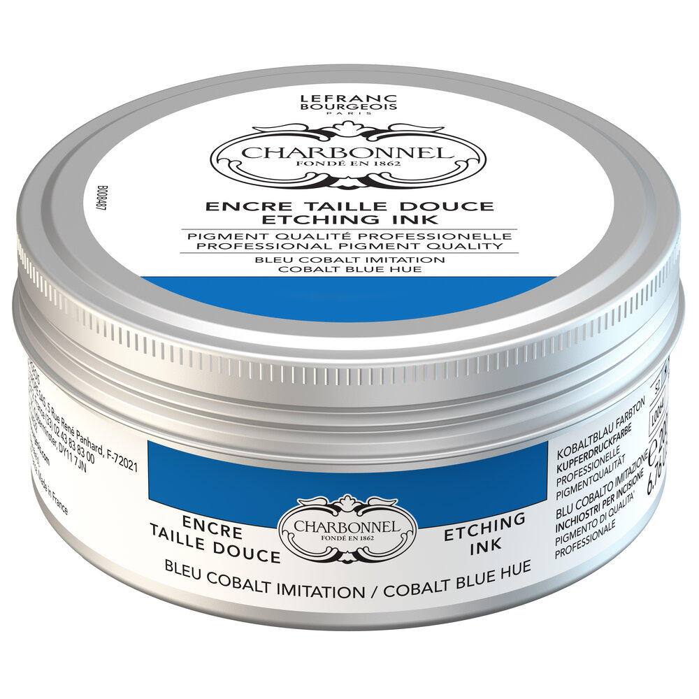 Image of Tryckfärg Charbonnel Ink. Etsning 200ml Cobalt blue (imit) S2 331482 3013643015925