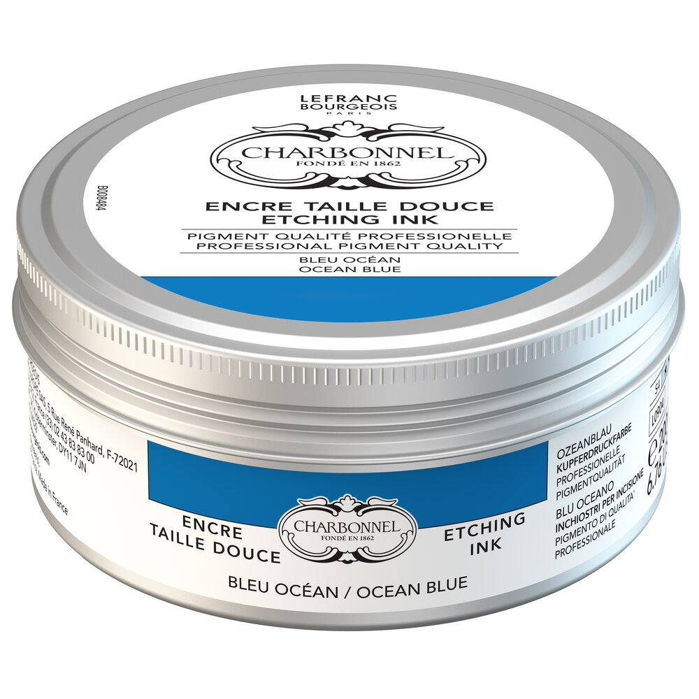Image of Tryckfärg Charbonnel Ink. Etsning 200ml Ocean blue S4 331484 3013643015949