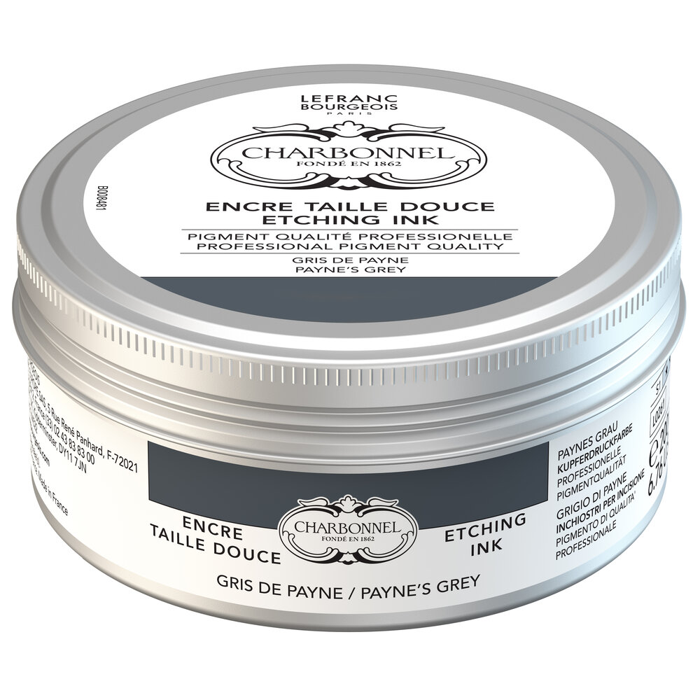 Image of Tryckfärg Charbonnel Ink. Etsning 200ml Payne’s gray S1 331505 3013643016137
