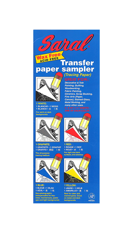 Image of Kalkerpapper Saral - Universal Set 5 olika ark 21,6x27,9cm 29037 720077000108