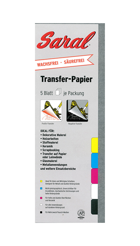 Image of Kalkerpapper Saral - Graphite 5 ark 21,6x27,9cm 29043