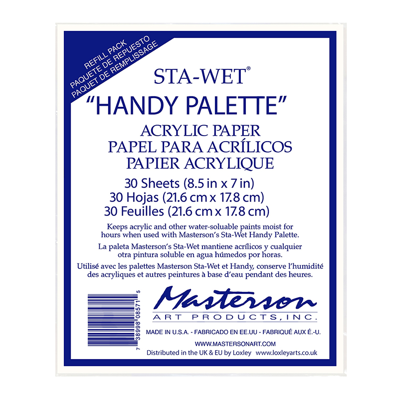 Image of Palett Masterson - Sta-Wet Handy Refill/30ark 21,6x17,8cm NW8571 738998085715